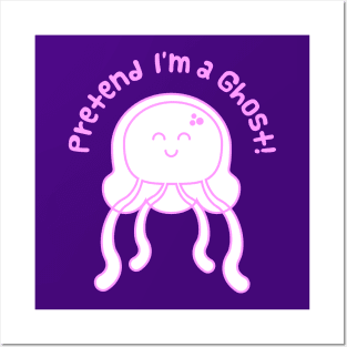 Pretend I`m a Ghost! Pink! Posters and Art